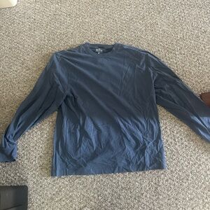 Hollister Classic Navy Long Sleeve Tee